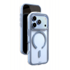Чехол защитный VLP Bubble Case для iPhone 18 Pro, голубой